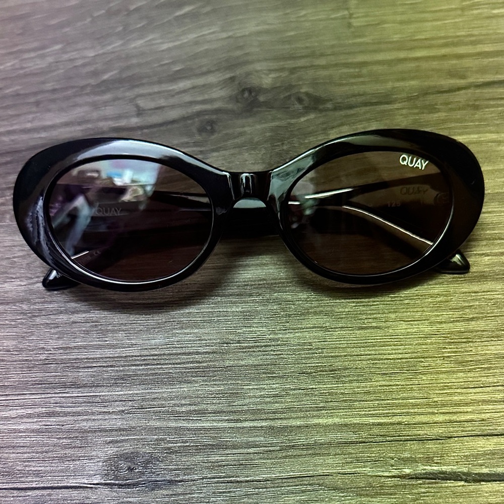 Quay Australia Show Up Black Sunglasses